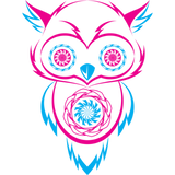 Discover Night owl pink and blue T-Shirts