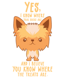 Discover Yorkie Yorkshire Terrier Treats Dog & Puppy Owner T-Shirts