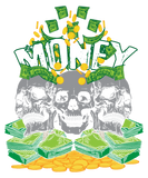 Discover Money Skull money, gold and dollars T-Shirts