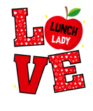 Discover LOVE Lunch Lady Back To School T-Shirts Kids Teache