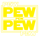 Discover Pew Pew Star | Space Wars Fan | Funny Sci-fi T-Shirts