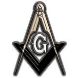 Discover Freemason Compass Metal White Sharp T-Shirts