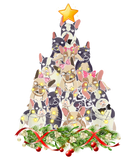 Discover French Bulldog dog Christmas Light decor Xmas tree T-Shirts