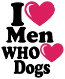 Discover I Love Men Who Love Dogs - Valentine's Day Gifts T-Shirts
