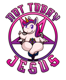 Discover Not Today Jesus Evil Unicorn Women Humor