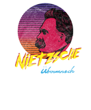 Discover Vintage Retro Nietzsche Übermensch Philosophy T-Shirts