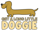 Discover Get a long little doggie brown dachshund dog gift