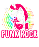 Discover Punk Rock Music Unicorn Girl Metal Rocker Gift T-Shirts