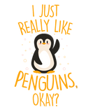 Discover I Just Really Like Penguins Penguin Winter Holiday T-Shirts