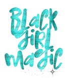 Discover Black Girl Magic Teal Glam African Queen Melanin T-Shirts