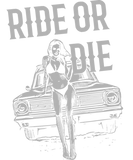 Discover 2reborn RIDE OR DIE CAR GIRL Country Route Auto Bi T-Shirts