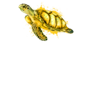Discover Watercolor Sea Turtle Yellow Sea Turtle T-Shirts