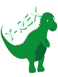 Discover T Rex Dino Dinosaur Tyrannosaurus child's picture T-Shirts