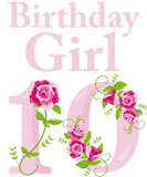 Discover Birthday Girl Gift For Girls Flower Number