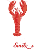 Discover Seapeople Smile Lobster - Dark T-Shirts