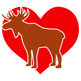 Discover Moose Heart Elk Lover Gift Idea T-Shirts