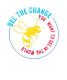 Discover Bee The Change Funny Save The Bees Distressed T-Sh T-Shirts