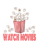 Discover Eat Popcorn Watch Movies Ignore the World T-Shirts