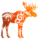 Discover Tribal Tattoo Moose Elk Gift Idea T-Shirts