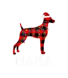 Discover Weimaraner Mama Red Plaid Family Christmas Pajama T-Shirts