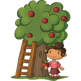 Discover Apple Harvest Apple Tree Girl T-Shirts