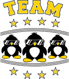 Discover Penguins Team Friends T-Shirts