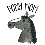 Discover Pony Mom black horse T-Shirts