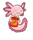 Discover Cute Axolotl Lover Snaxolotl Kawaii Axolotl Food T-Shirts
