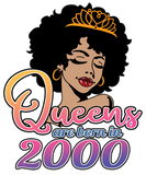 Discover 21st Birthday Gift, Black Afro Queen Born 2000, 21 T-Shirts