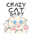 Discover Crazy Cat Baby T-Shirts