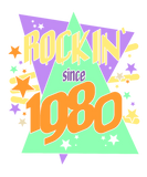 Discover Gift for 40 Year Old: Classic Rock 1980 Birthday T-Shirts