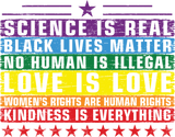 Discover Science Is Real Black Lives Matter T-Shirts