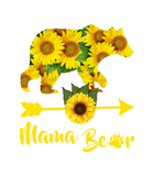 Discover Mama Bear Sunflower Gift Funny Mothers Day Mom and T-Shirts