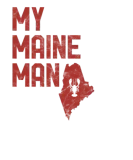 Discover My Maine Man Funny Retro Lobster Red T-Shirts