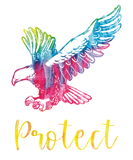 Discover Protect Eagle Tie-dye Colors T-Shirts