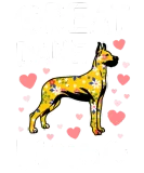 Discover Floral Great Dane Dog Mama T-Shirts Mom Mother Lover