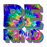 Discover Rainbow Tie Dye Be kind T-Shirts