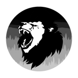Discover Forest Lion Black and White T-Shirts