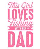 Discover dad daughter child fishing fishing T-Shirts
