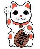 Discover Japan Cat Figurine | Maneki-neko | Good Luck