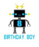 Discover Robot 8 Years Birthday Boy Gift T-Shirts