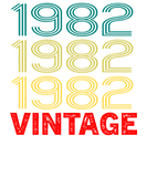 Discover Retro Vintage 1982 38th Birthday Gift For family T-Shirts