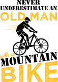 Discover old man bike - bicycle man T-Shirts