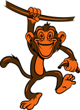 Discover Monkey Liana Banana T-Shirts