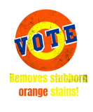 Discover Vintage Vote Removes Stubborn Orange Stains Retro T-Shirts