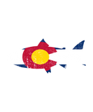 Discover Colorado Flag Fish Vintage Trout T-Shirts