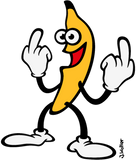 Discover Happy Banana (Stinky Finger / Fuck Off / PNG) T-Shirts