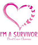 Discover Pink Butterfly Heart I m A Survivor Breast Cancer T-Shirts