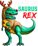 Discover Reindeer Saurus T Rex Funny Xmas Dinosaur Gift Kid T-Shirts