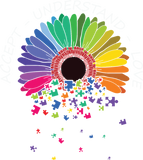 Discover Accept Understand Love Autism Awareness Flower For